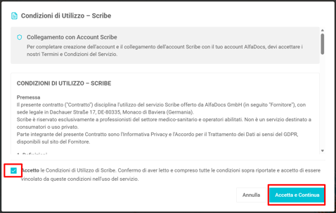 Scribe by AlfaDocs - Documentazione Medica Assistita con IA